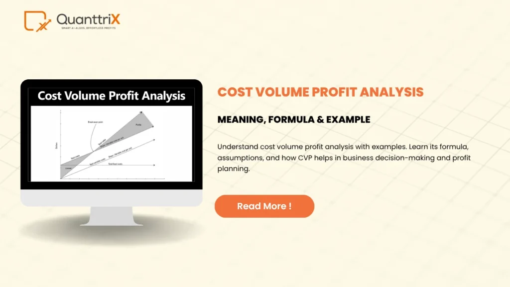 Cost Volume Profit Analysis: Meaning, Formula & Example 1 Cost Volume Profit Analysis