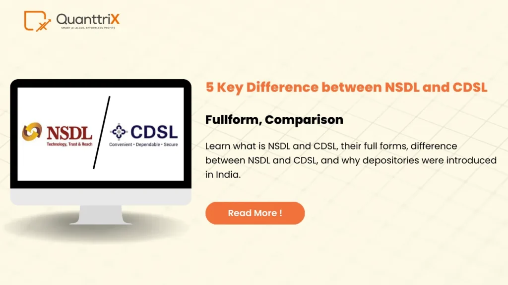 Difference between NSDL and CDSL