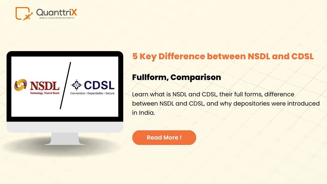 Difference between NSDL and CDSL