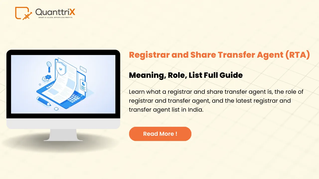 Registrar and Share Transfer Agent (RTA)